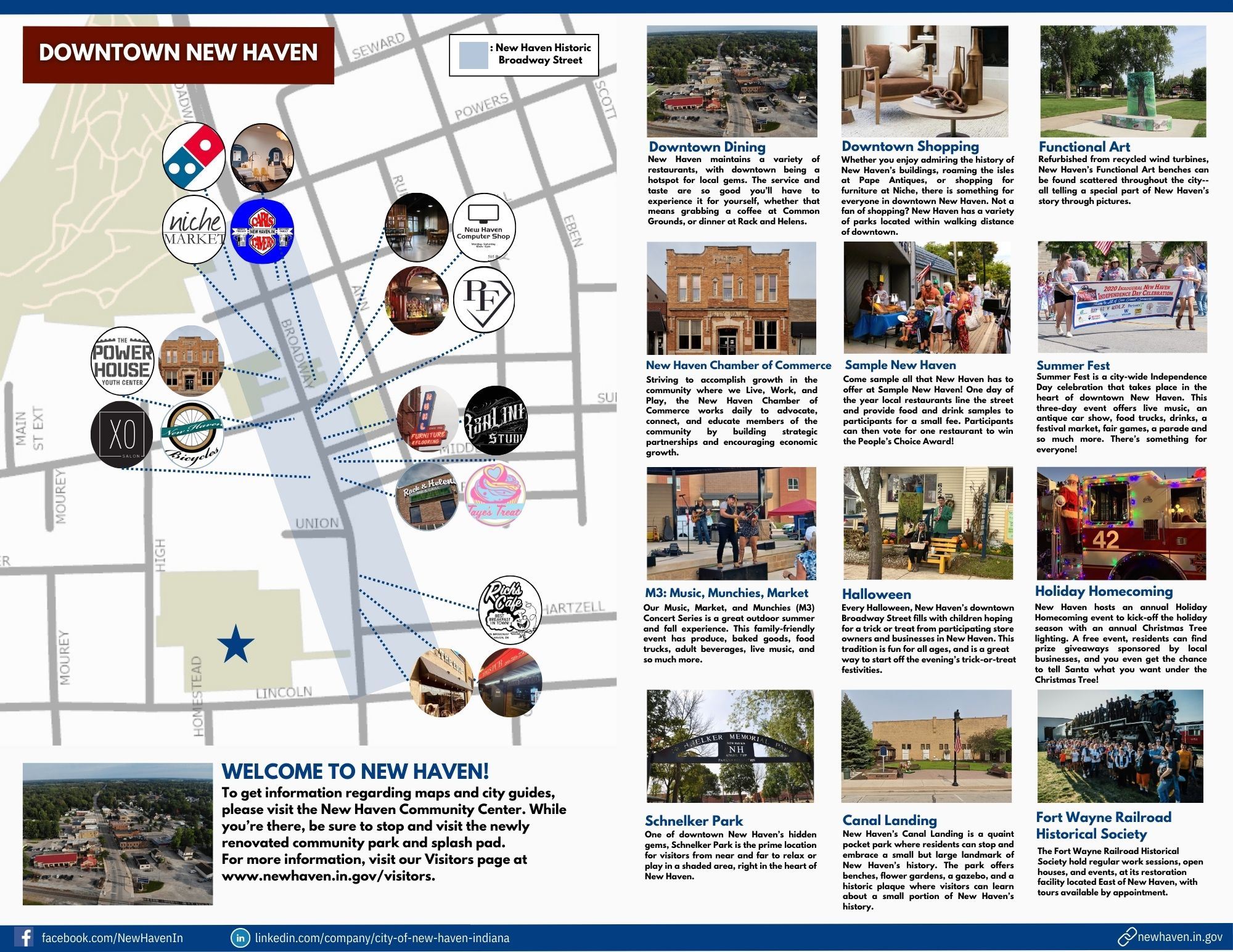 Visitors Guide for the City of New Haven, Indiana 