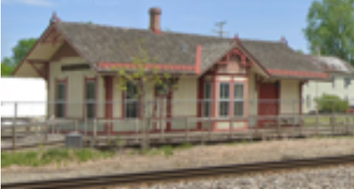 photo of restored train depot by the Historic Association